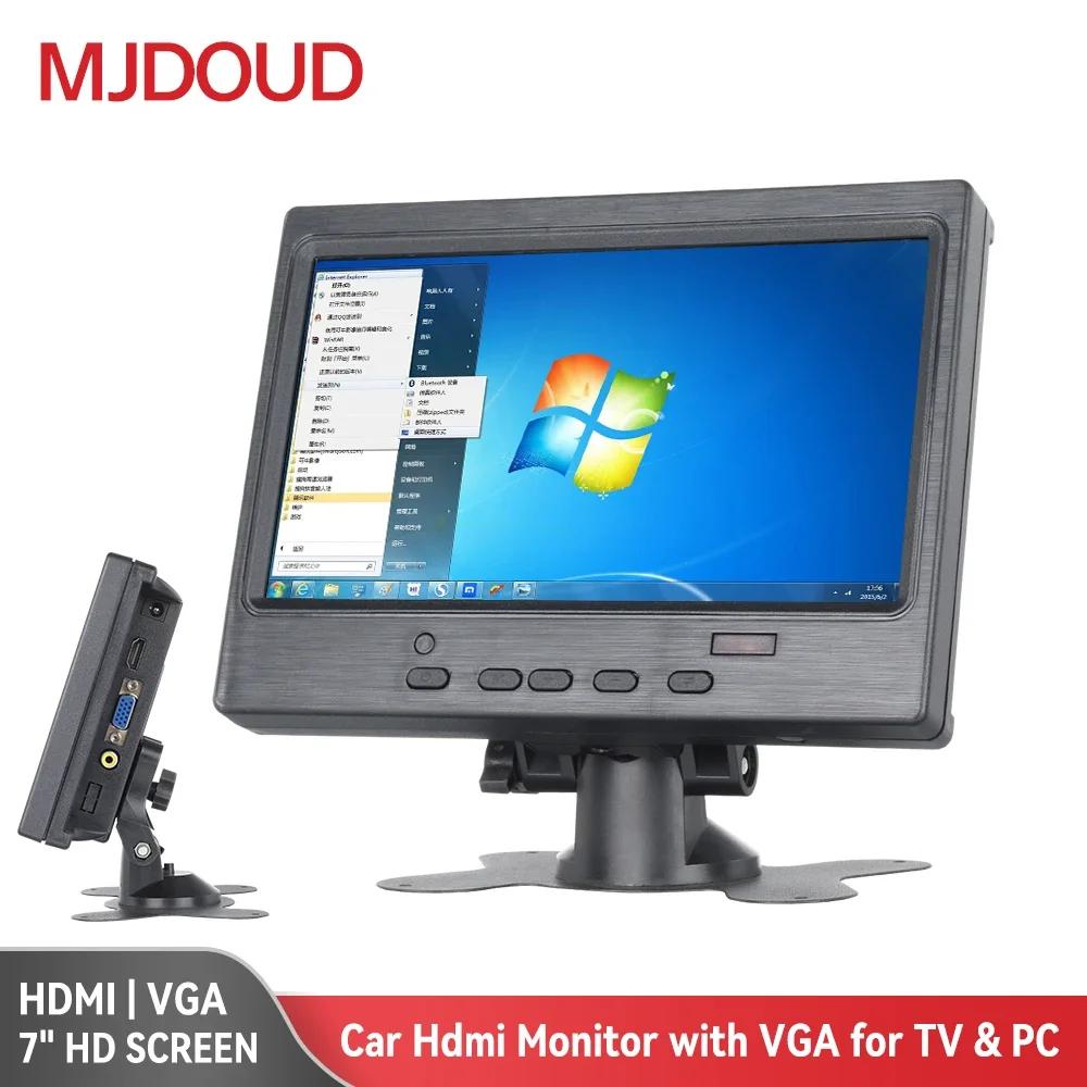 MJDOUD  HDMI , TV PC ǻͿ, VGA ÷, 1024*600 LCD ȭ, Ȩ  ý  ī޶, 7 ġ